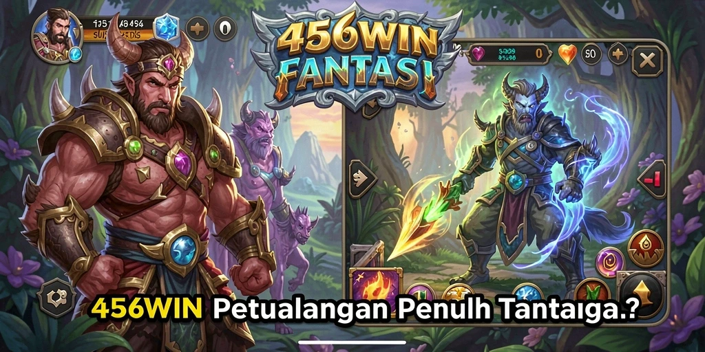 Screenshot utama 456WIN menunjukkan gameplay RPG yang mendebarkan.