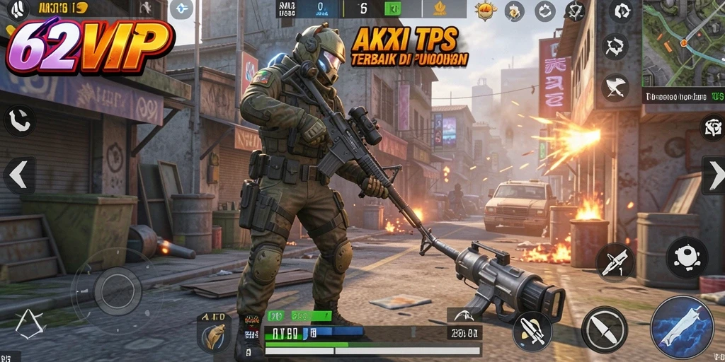 Gameplay mengesankan dari 62VIP dalam aksi TPS.