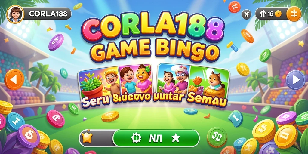Tampilan gameplay seru dari CORLA188 dalam game Bingo.