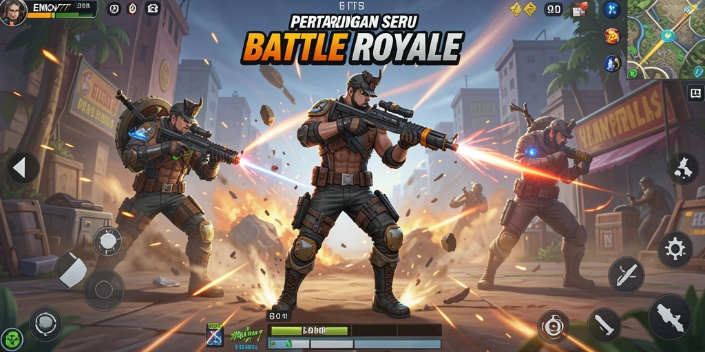 Tangkapan layar utama dari gameplay <strong>EMON777</strong>, menunjukkan aksi pertarungan yang mendebarkan.