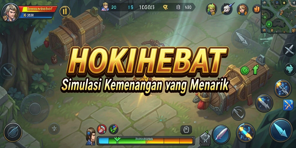 Tampilan gameplay HOKIHEBAT yang mengasyikkan dan interaktif.