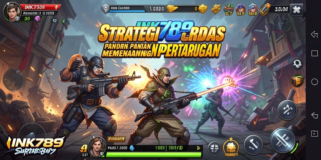 Tampilan gameplay yang menawan dalam permainan strategi INK789.