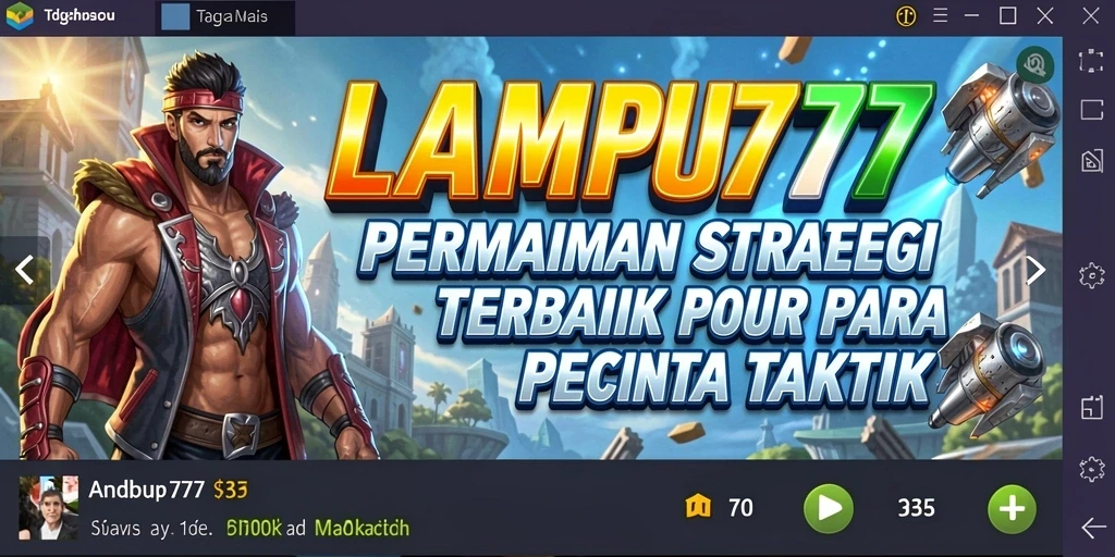 Screenshot gameplay LAMPU777 menampilkan aksi strategi yang mendebarkan.