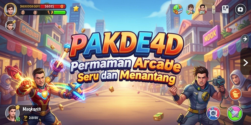 Tampilan gameplay PAKDE4D yang menarik dan penuh warna.