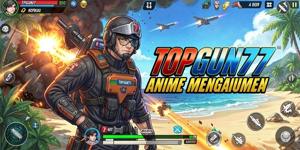 Screenshot gameplay yang menarik dari TOPGUN77